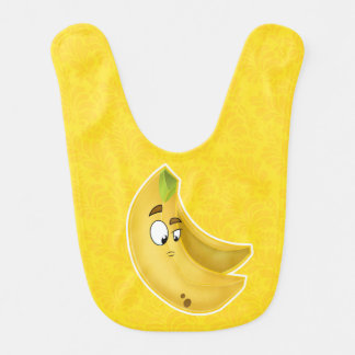 cute cartoon banana baby bib