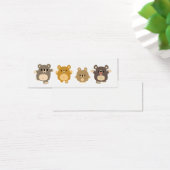 Cute cartoon Bears 2 bookmark (profile card) (Desk)