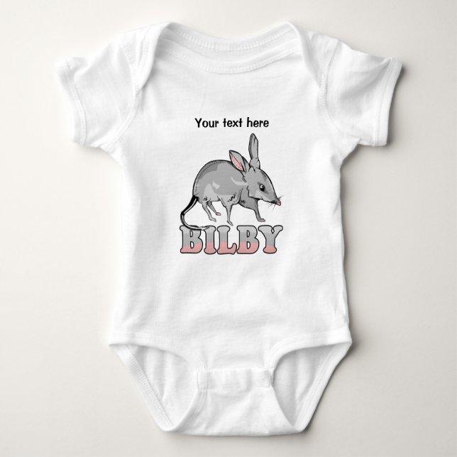 Cute cartoon bibly baby bodysuit (Front)