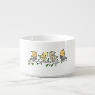 Cute Cartoon Birds Bowl
