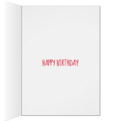 Cute cartoon book lover bookworm birthday (Inside (Right))