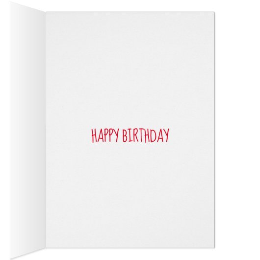 Cute cartoon book lover bookworm birthday (Inside (Right))