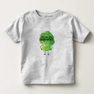 Cute Cartoon Broccoli You Don't Like Broccoli Baby Toddler T-shirt