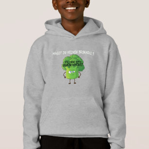 Cute Cartoon Broccoli You Don't Like Broccoli   Hoodie