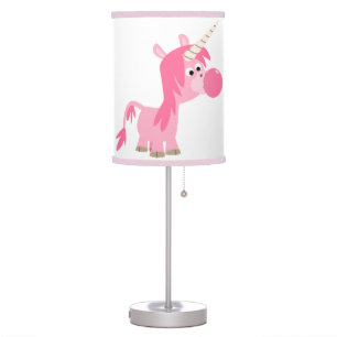 Cute Cartoon Bubble Gum Unicorn Table Lamp