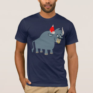 Cute Cartoon Bull T-shirt
