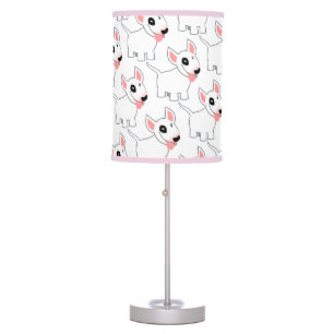 Cute Cartoon Bull Terrier Table Lamp