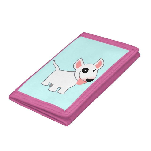 Cute Cartoon Bull Terrier Wallet (Bottom)