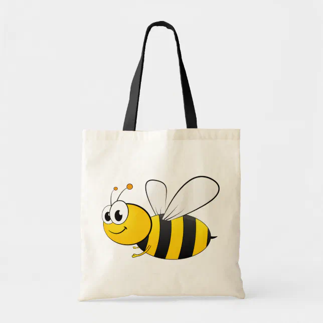 Cute Cartoon Bumble Bee Tote Bag | Zazzle