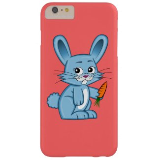 Cute Cartoon Bunny with Carrot iPhone 6 Plus Case