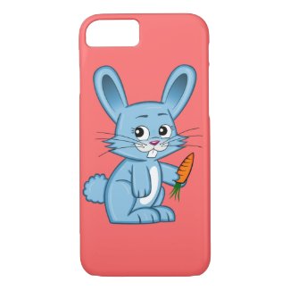 Cute Cartoon Bunny with Carrot iPhone 7 Case