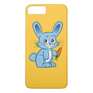Cute Cartoon Bunny with Carrot iPhone 7 Plus Case