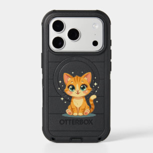 **Cute Cartoon Cat – Adorable Kitty Illustration** iPhone 17 Pro Case