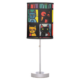 Cute Cartoon Cat Emoji Lamp
