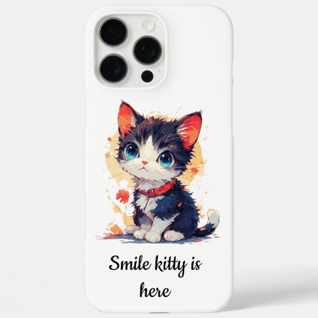 Cute Cartoon Cat Phone Case (Back)