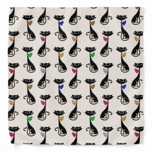 Cute Cartoon Cats Bandana