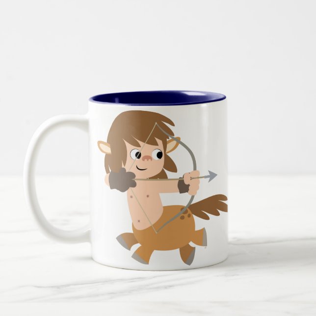 Cute Cartoon Centaur Sagittarius Mug (Left)