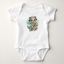 Cute Cartoon character baby Bodysuits