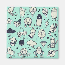 Cute Cartoon Character Magnet