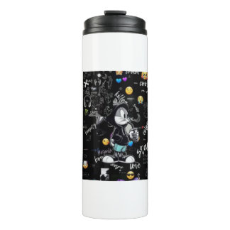 Cute Cartoon Character Pattern Ther Thermal Tumbler