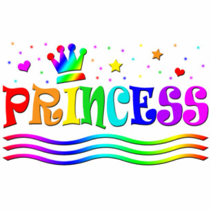 Cute Cartoon Clip Art Rainbow Princess Tiara Cutout