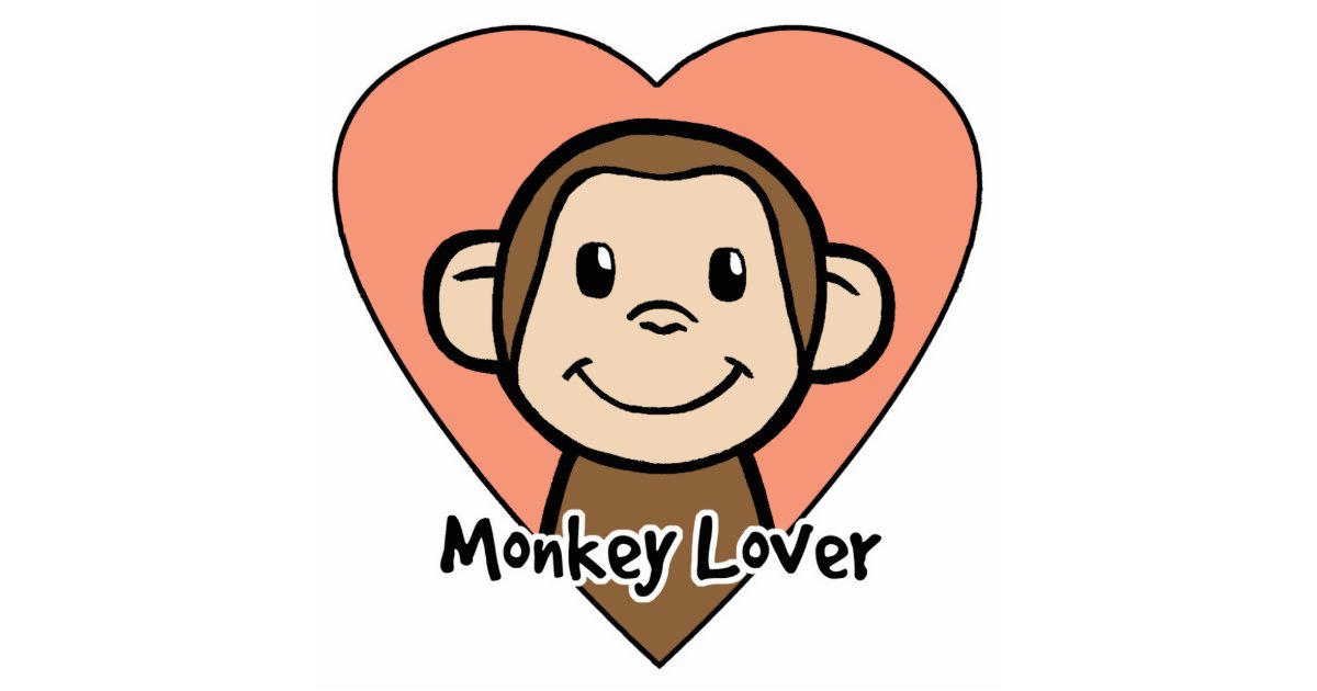 Cute Cartoon Clip Art Smile Monkey Love in Heart Statuette | Zazzle Cute Cartoon Clip Art Smile Monkey Love in Heart Statuette | Zazzle