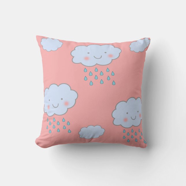 Cute Cartoon Cloud Pillows (Front)