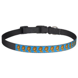Cute Cartoon Content Lion Dog Collar