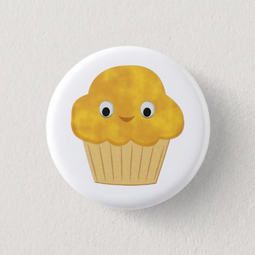 Cute Cartoon Corn Muffin Button