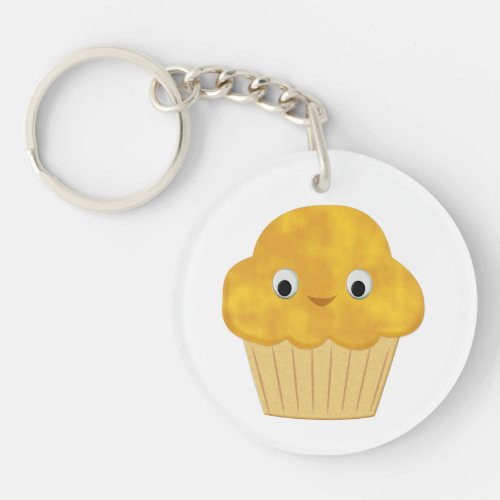 Cute Cartoon Corn Muffin Keychain