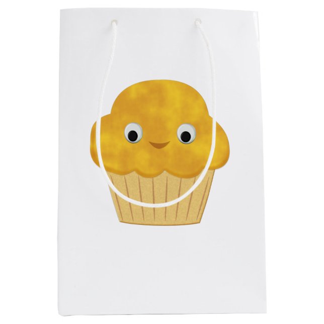 Cute Cartoon Corn Muffin Medium Gift Bag (Front)