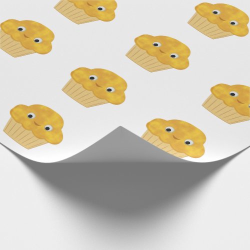 Cute Cartoon Corn Muffin  Wrapping Paper