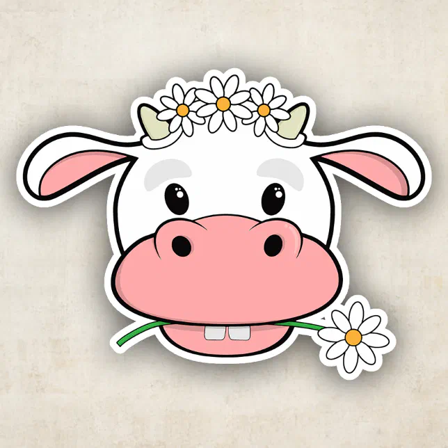 cow face cartoon