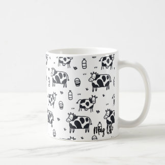Cute Cartoon Cow Pattern Mug