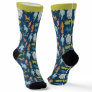 Cute Cartoon Cryptids Cryptozoology Guide Socks