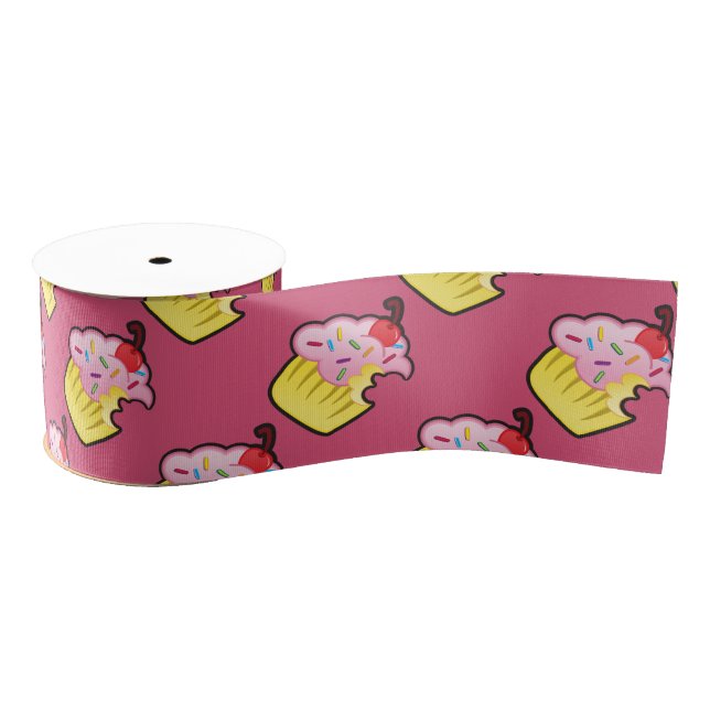 cute cartoon cupcake ribbon (Spool)