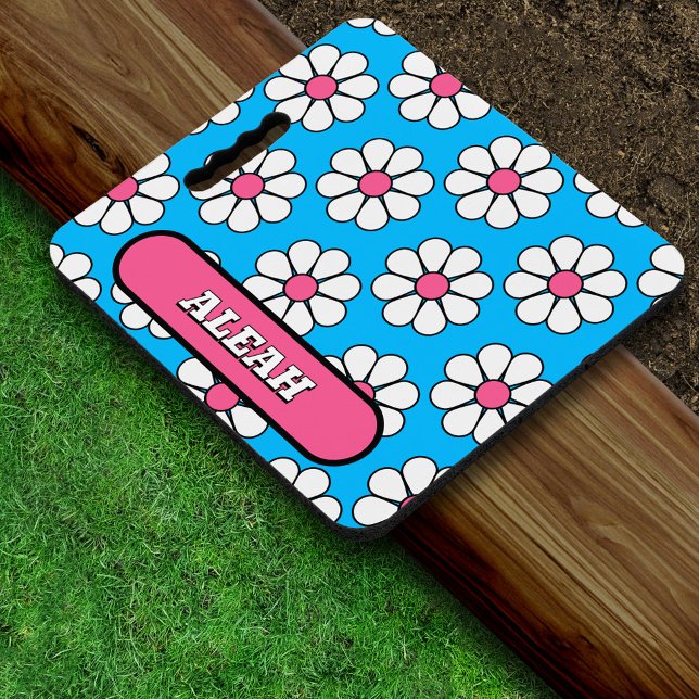 Cute Cartoon Daisy Garden Kneeling Cushion (Creator Uploaded)