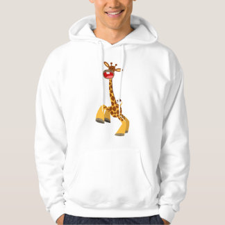 Cute Cartoon Dancing Giraffe Hoodie