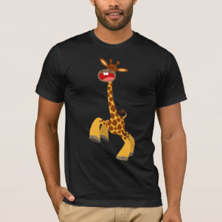 Cute Cartoon Dancing Giraffe T-Shirt