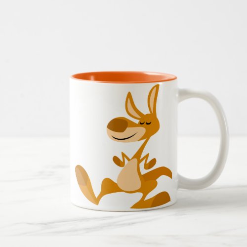 Cute Cartoon Dancing Kangaroo Mug