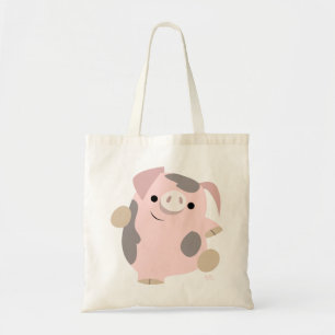 Cute Cartoon Dancing Pig Bag