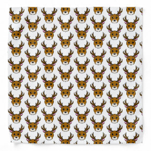 Cute Cartoon Deer Bandana