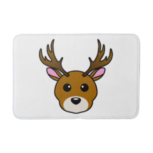 Cute Cartoon Deer Bath Mat