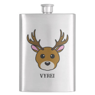 Cute Cartoon Deer Flask