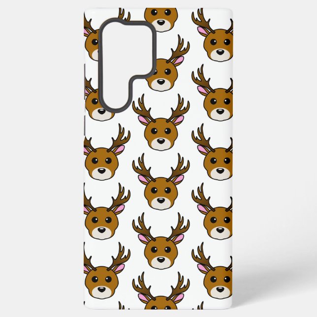 Cute Cartoon Deer Samsung Galaxy Case (Back)