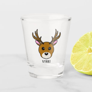 Cute Cartoon Deer Shot Glass
