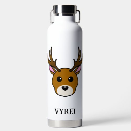 Cute Cartoon Deer Water Bottle