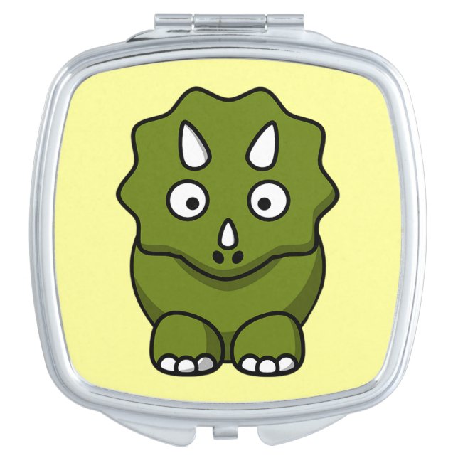 Cute Cartoon Dinosaur Vanity Mirror (Front)