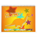 Cute Cartoon Dinosaurs Calendar For Kids at Zazzle