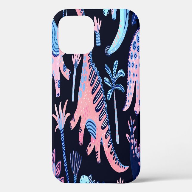 Cute cartoon dinosaurs pattern. Case-Mate iPhone case (Back)